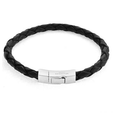 Black Scoubidou Leather Bracelet