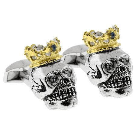 King Skull Cufflinks: Cufflinks Depot