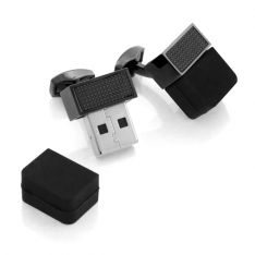 Gunmetal USB Cufflinks