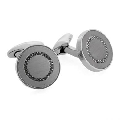 Quadrato cufflinks with navy enamel & clear Swarovski elements – Tateossian  USA