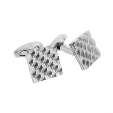 Titanium Honeycomb Cufflinks