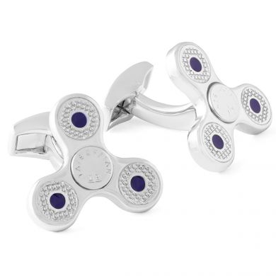 Triptych Spin Rotating Cufflinks