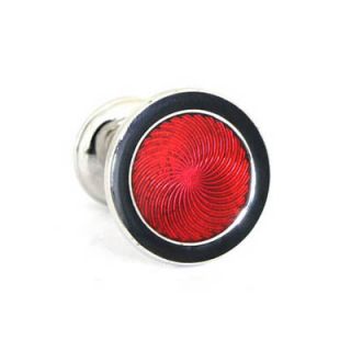 Crimson Swirl Illusion Cufflinks