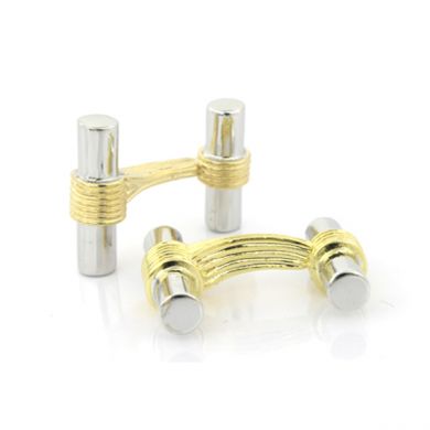 Two Tone Toggle Cufflinks