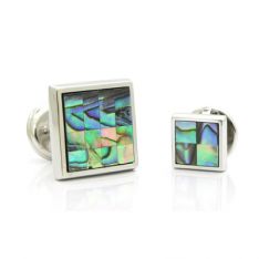 Baade Abalone Mosaic Stud Set