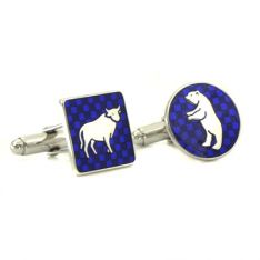 Baade Designer Bull and Bear Cufflinks