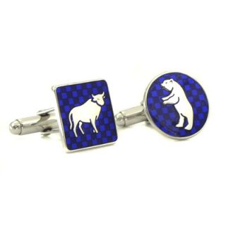 Baade Designer Bull and Bear Cufflinks