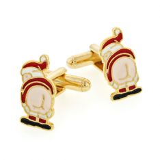 Mooning Santa Cufflinks