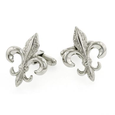 Fleur De Lis Cuff Links