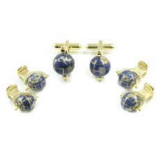 Spinning Globe Stud Set