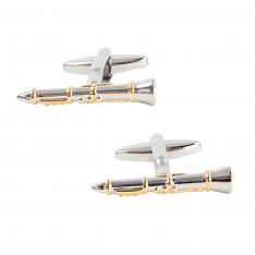 Clarinet Two Tone Cufflinks