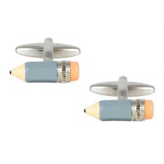 Grey Pencil Cufflinks