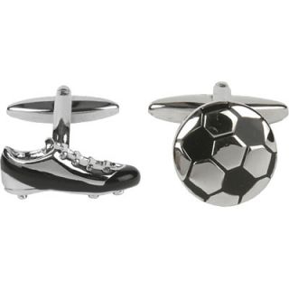 Soccer Ball & Shoe Cufflink