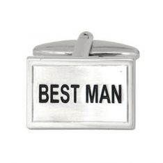 Square Best Man Cufflinks