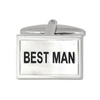 Square Best Man Cufflinks
