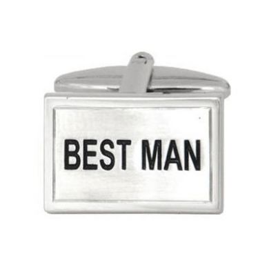 Square Best Man Cufflinks