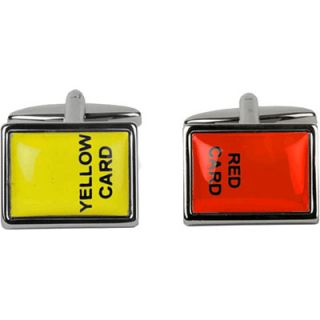Red Card or Yellow Card Cufflink