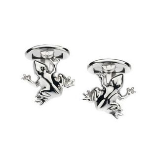 Silver Frog Cufflinks