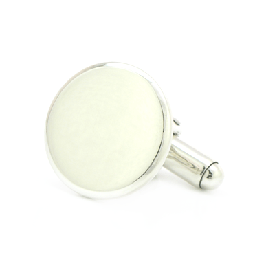 Classic Round Engravable Cufflinks