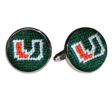 Needlepoint Hurricanes Cufflinks Needlepoint Hurricanes Cufflinks