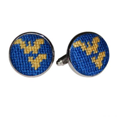 Needlepoint Mountaineers Cufflinks