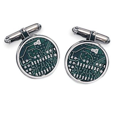 Sterling Motherboard Cufflinks