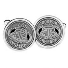 Los Angeles Transit Token Cufflinks