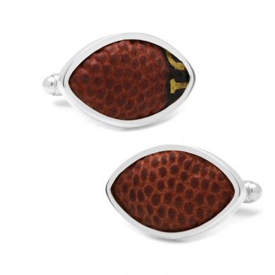 Philadelphia Eagles Game Used Football Cufflinks