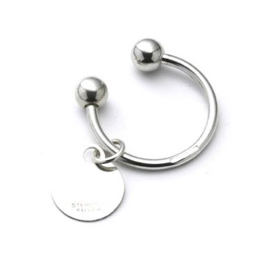 Round Silver Key Ring Round Silver Key Ring