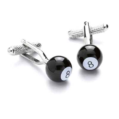 8 Ball Cufflinks