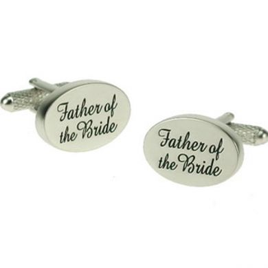 Saalort Personalized Father of The Bride Cufflinks Custom Any Wedding Date 