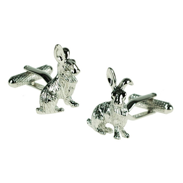 Square Cufflinks Spring Easter Bunny Rabbits 