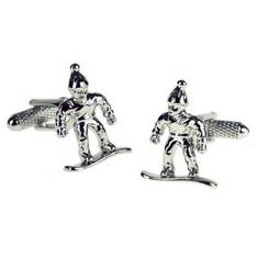 Snowboarder Cufflinks