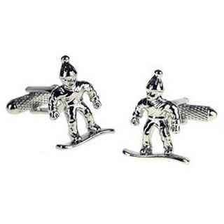 Snowboarder Cufflinks