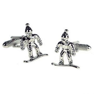 Snowboarder Cufflinks