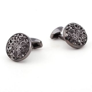 Rounded Ornate Cufflinks
