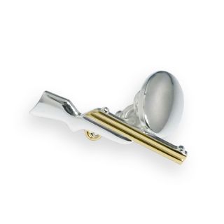 Silver Rifle Cufflinks