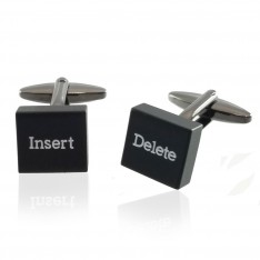 Insert Delete Computer Key Cufflinks