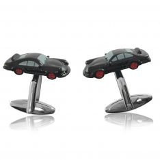 Black Sports Car Cufflinks