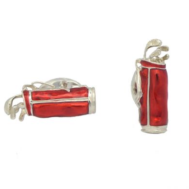 Sterling Golf Bag Cufflinks