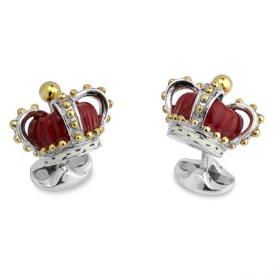 Red Crown Cufflinks