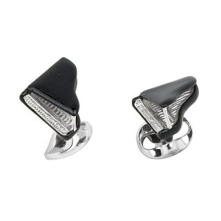 Black Piano Designer Cufflinks