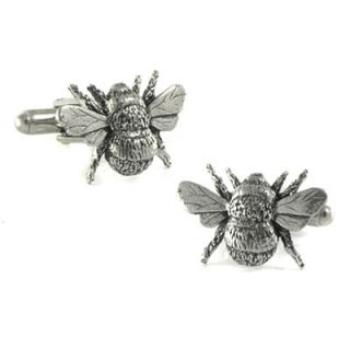 Pewter Bee Cufflinks