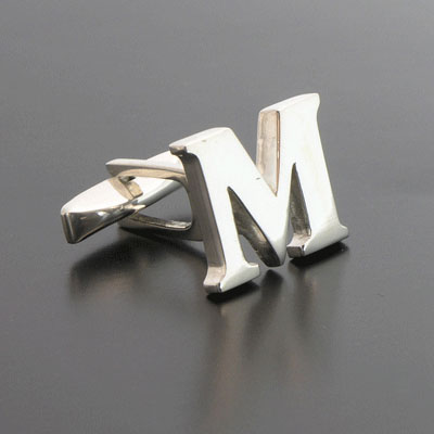 Silver cufflinks