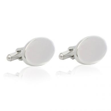Oval Engravable Cufflinks