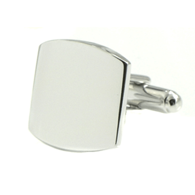 Sterling Curved Cufflinks