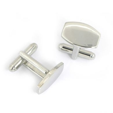 Curved Rectangle Cufflinks