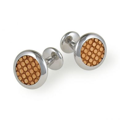 Details about   New Wood Cuff Links Rhodium Plated Classic Wood Stripe Cuff Link 0455 