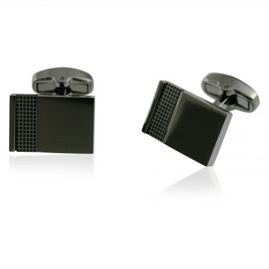 Gunmetal Mod Engravable Cufflinks Gunmetal Mod Engravable Cufflinks