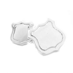 Sterling Badge Cufflinks